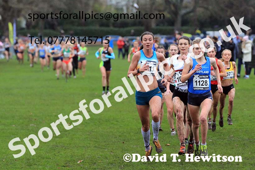Senior Women and Under-23 Women, 2022 British Athletics Cross Challenge, Sefton Park, Liverpool.  Photo: David T. Hewitson/Sports for All Pics